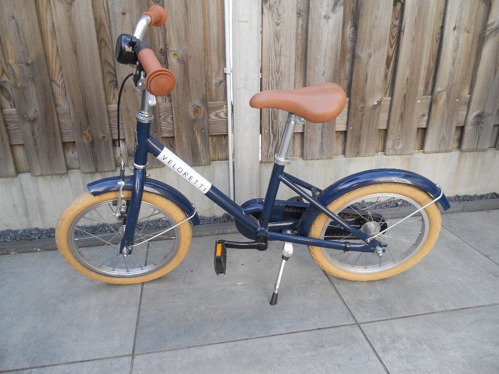 Veloretti 16 inch fiets donkerblauw, Fietsen en Brommers, Ophalen, Gebruikt, 20 inch of meer