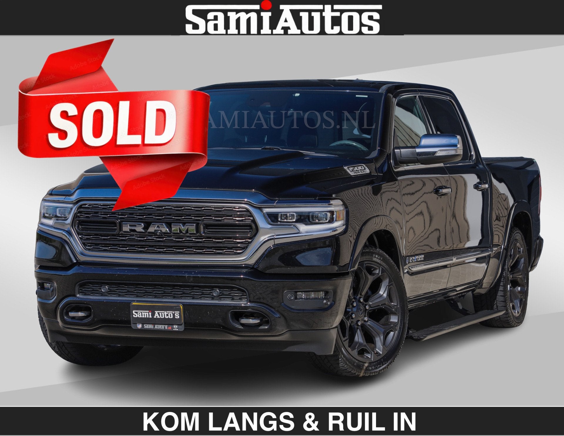 Dodge Ram LIMITED | 5.7 V8 402 PK | BOM VOL | €39950,- exc, Auto's, Automaat, Dealer onderhouden, Gebruikt, 5654 cc