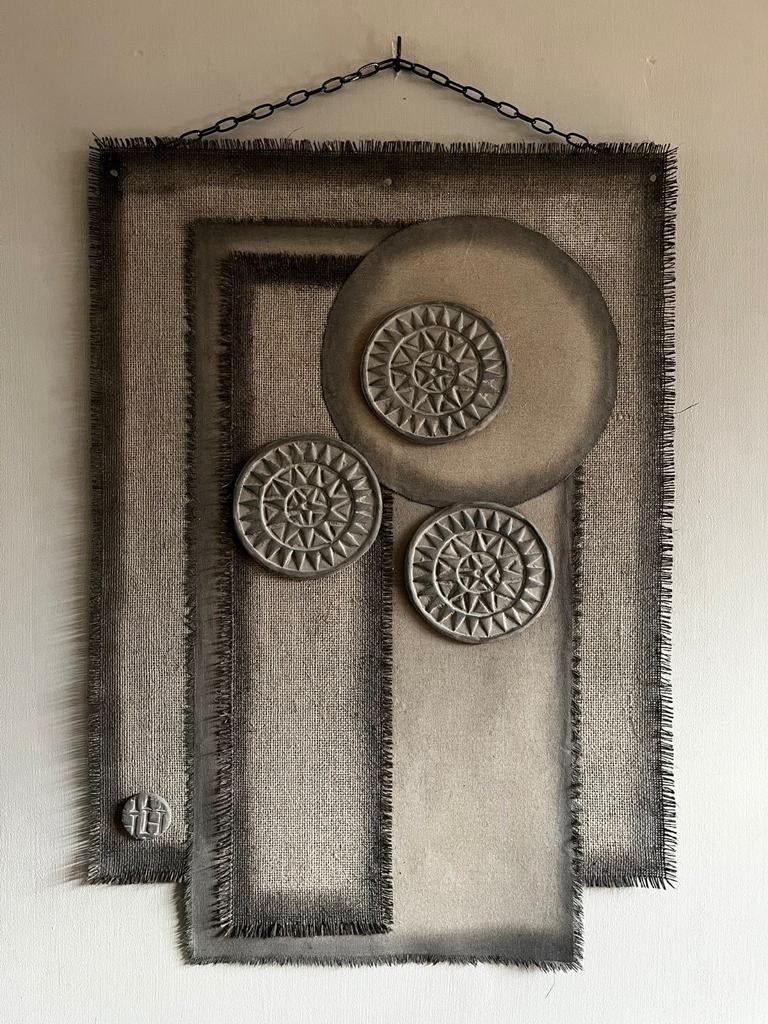 Kalkdoek, landelijk wanddoek, mandala, sober kalkdoek, Huis en Inrichting, Landelijk by Suus, Nieuw, Ophalen of Verzenden, Landelijkbysuus@gmail.com