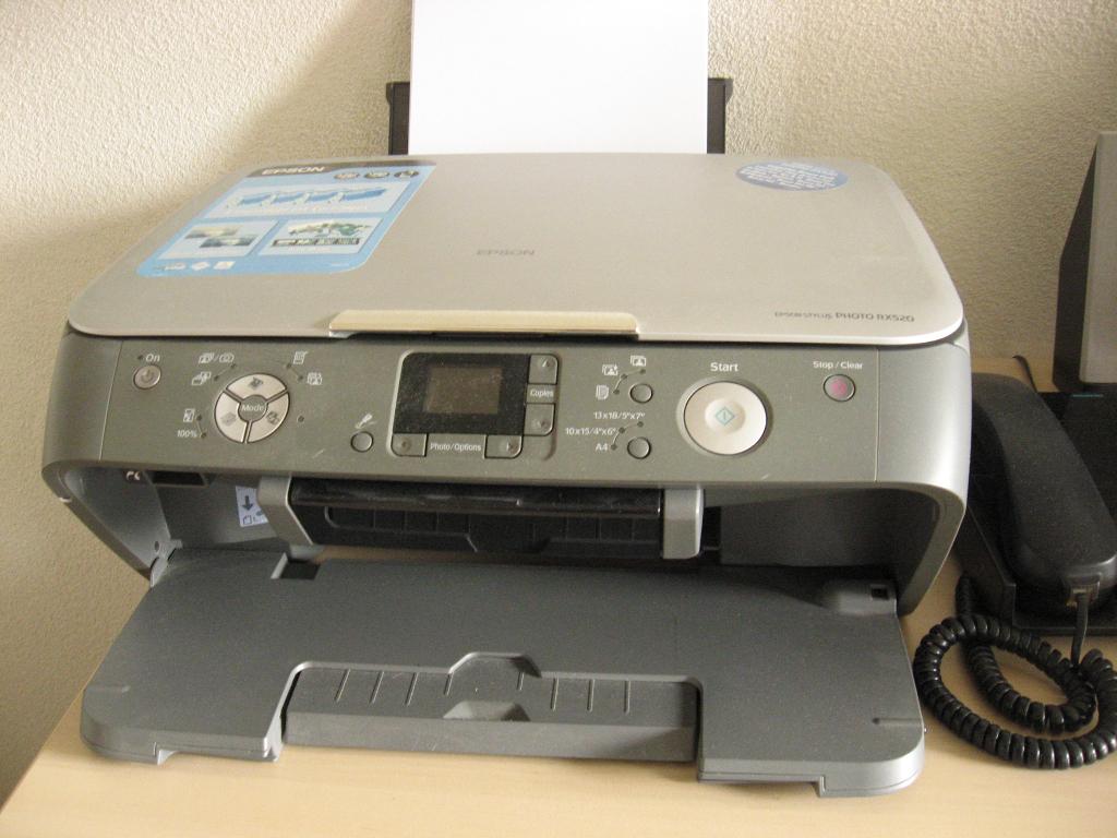 Printer Epson Stylus Photo RX520, Kleur printen, Gebruikt, Inkjetprinter, All-in-one