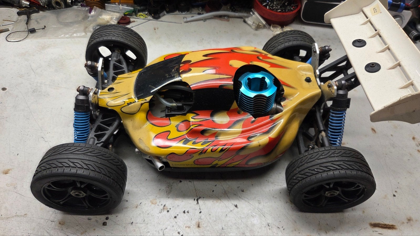 Te koop mooie vrx, Gebruikt, Auto offroad, Ophalen of Verzenden, Schaal 1:8