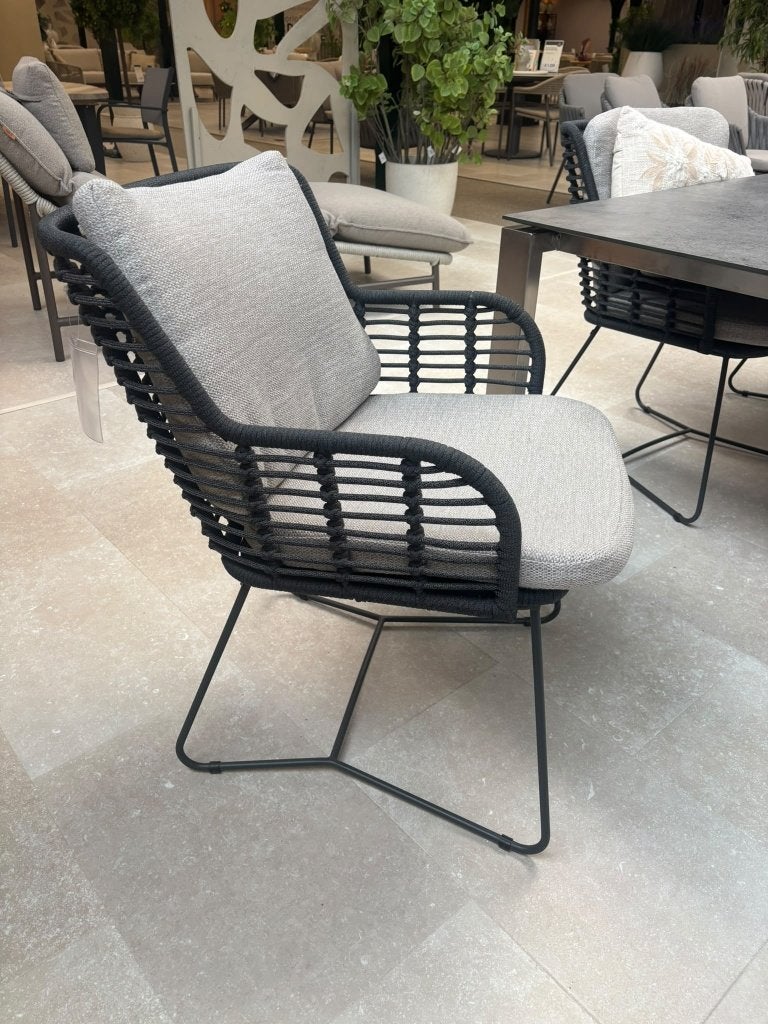 4 Seasons | Tuinset Fabrice-Goa | Showroommodel, Tuin en Terras, Ophalen, 5 zitplaatsen, Zo goed als nieuw, Rvs