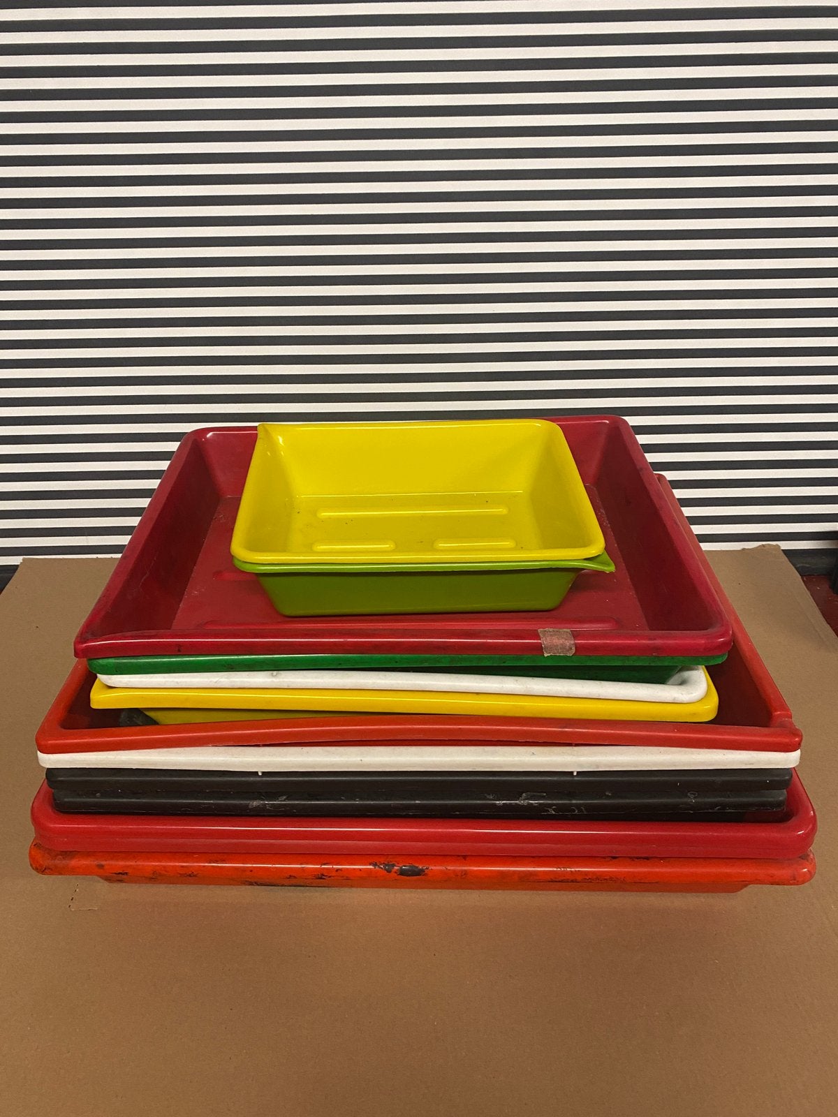 Set ontwikkelschalen diverse maten (ook per stuk), Ophalen of Verzenden, Gebruikt