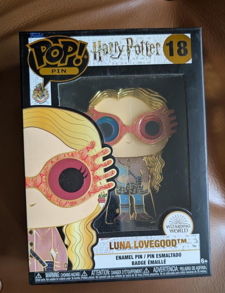 Funko Pop Pin Harry Potter Luna Lovegood #18 Nieuw, Ophalen of Verzenden, Nieuw