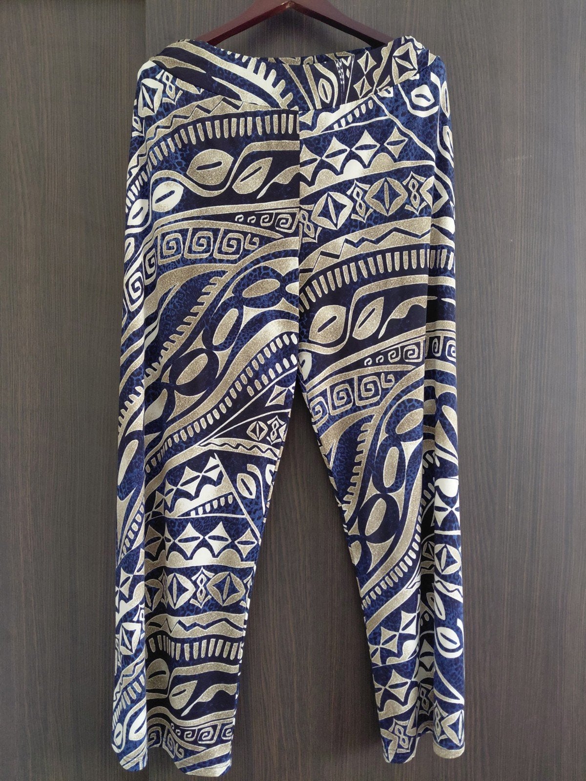 Batida Broek met opvallende print, Blauw, Maat 42/44 (L), Ophalen of Verzenden, Lang