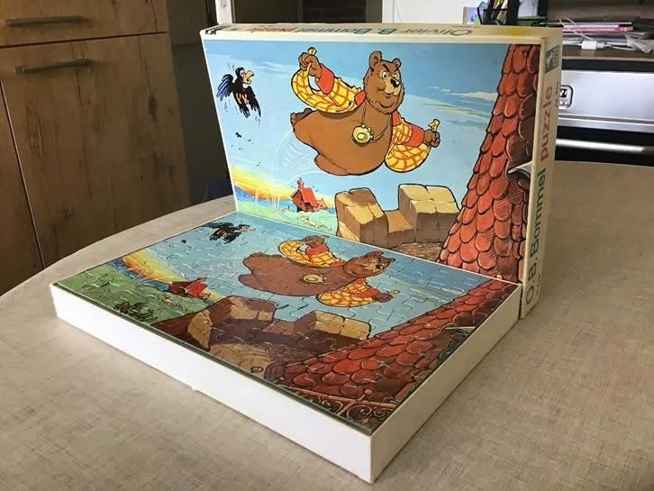 Puzzel Oliver B.Bommel, Ophalen of Verzenden, Minder dan 500 stukjes, Gebruikt, Legpuzzel