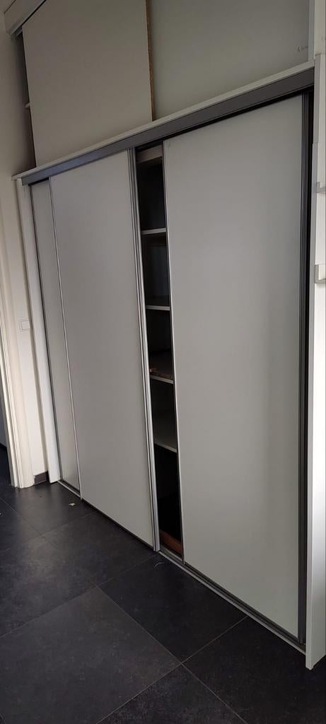 Set van 7 schuifpanelen voor een kastenwand., Ophalen of Verzenden, 25 tot 50 cm, 200 cm of meer