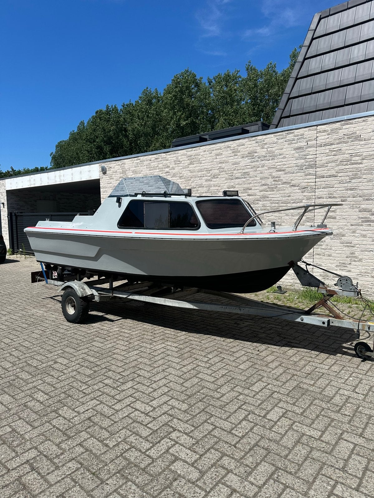 Beekman Kajuitboot met Yamaha 25 Buitenboordmotor, Gebruikt, Kajuitboot, Buitenboordmotor, 5 m