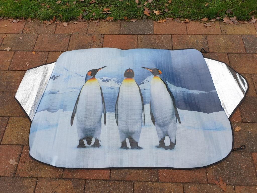 Autoraamcover met pinguïns, Ophalen of Verzenden