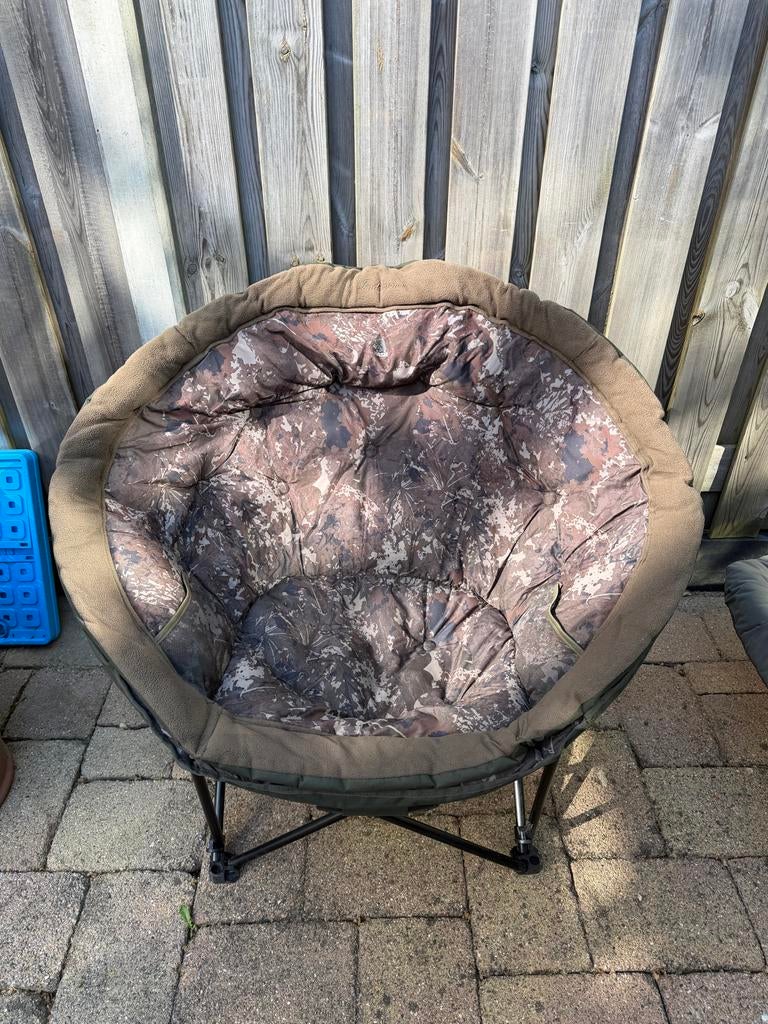 Nash Indulgence Moonchair - Comfortabele Visstoel, Ophalen of Verzenden, Zo goed als nieuw, Campingstoel