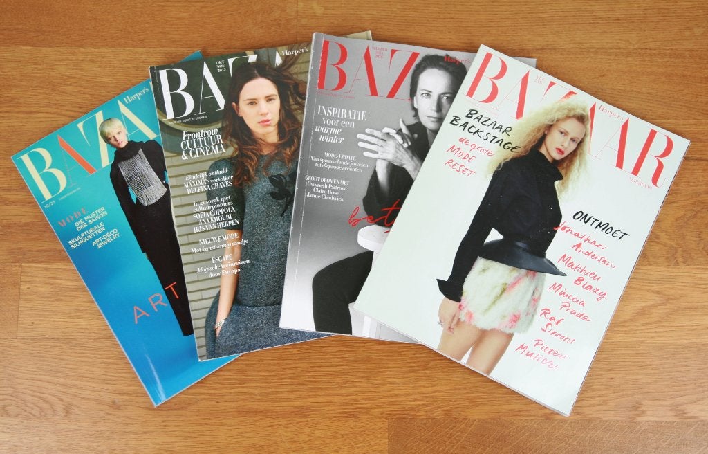 zgan HARPER'S BAZAAR jaargang 2025/2026 - okt t/m maart, Ophalen of Verzenden, Zo goed als nieuw, Glossy