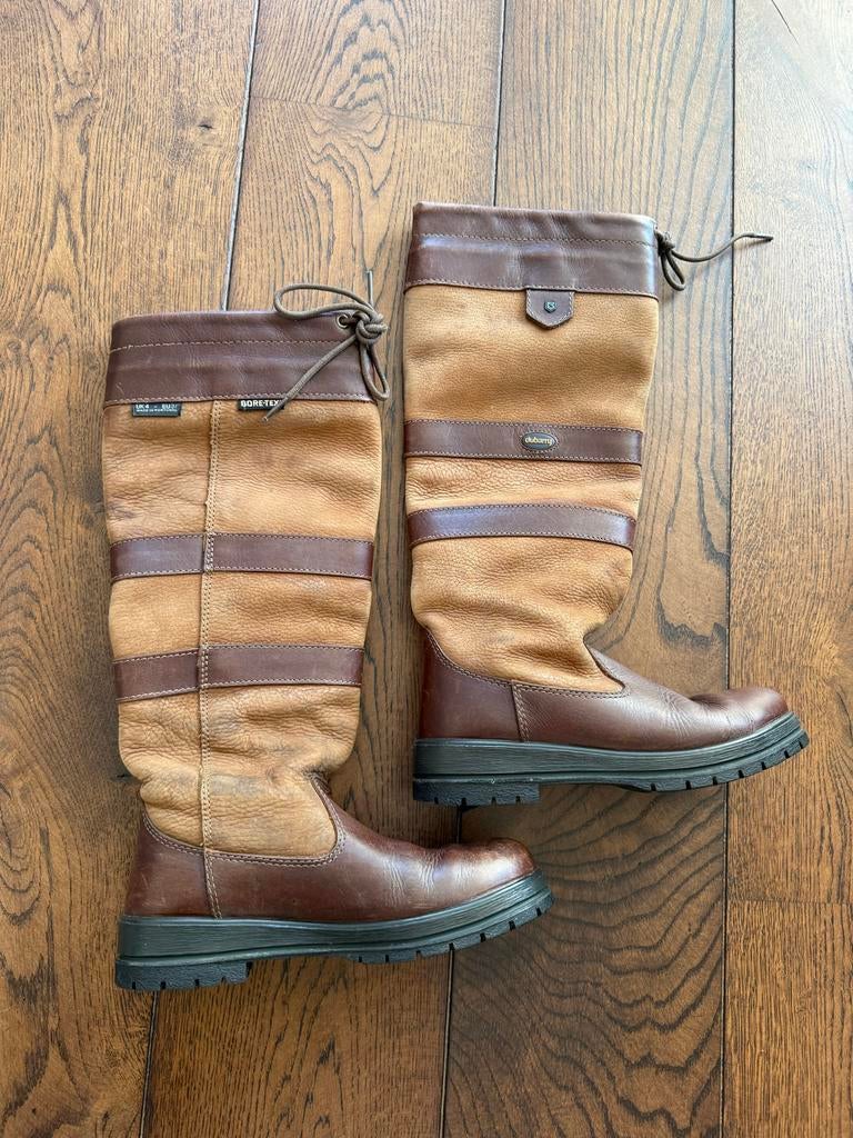 Dubarry Galway laarzen maat 37 - Bruin leer, Gore-Tex, Kleding | Dames, Schoenen, Ophalen of Verzenden, Gedragen, Bruin, Hoge laarzen