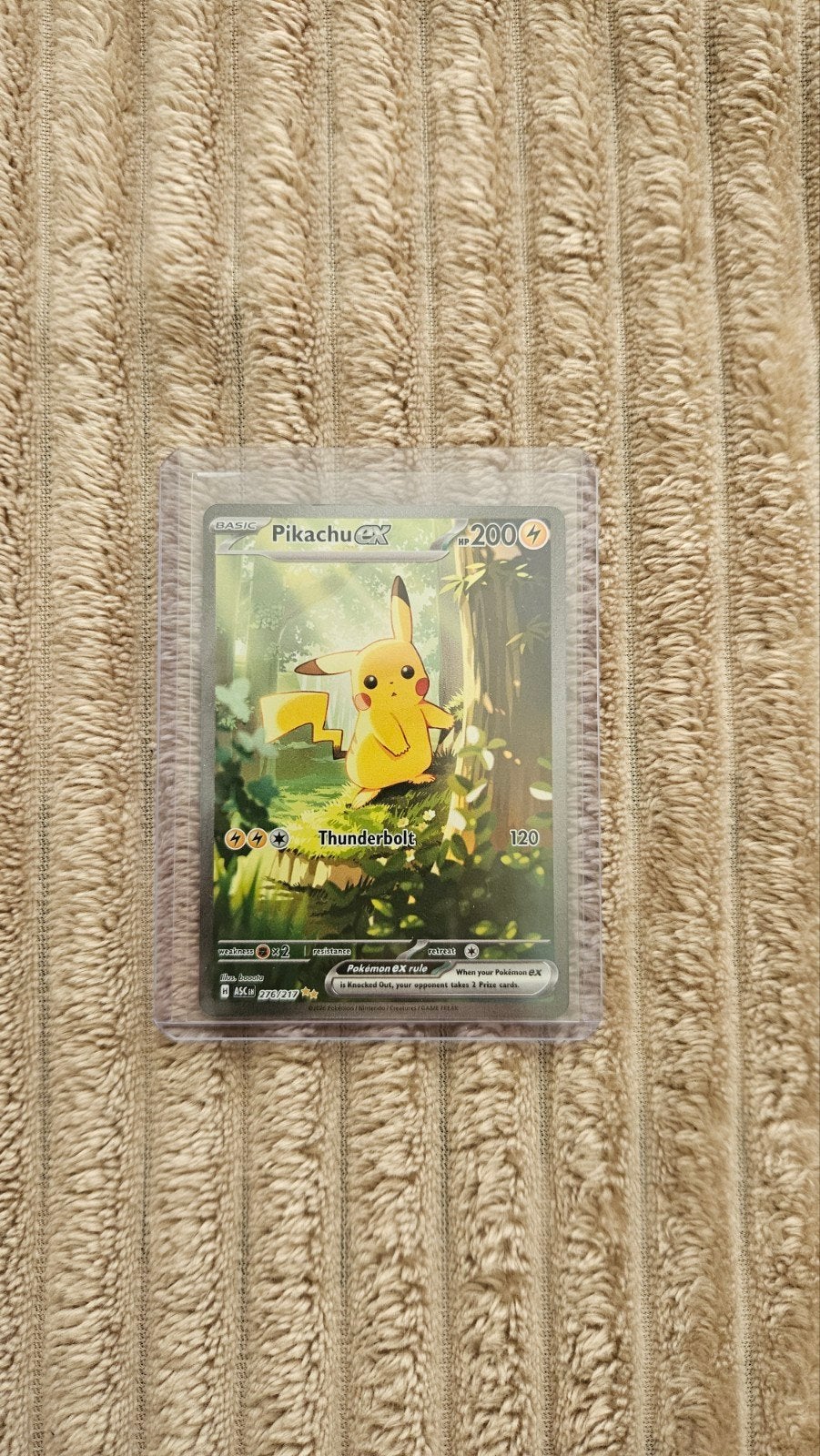 Pikachu EX 276/217 (Treekachu) Ascended Heroes, Hobby en Vrije tijd, Verzamelkaartspellen | Pokémon, Ophalen of Verzenden, Zo goed als nieuw