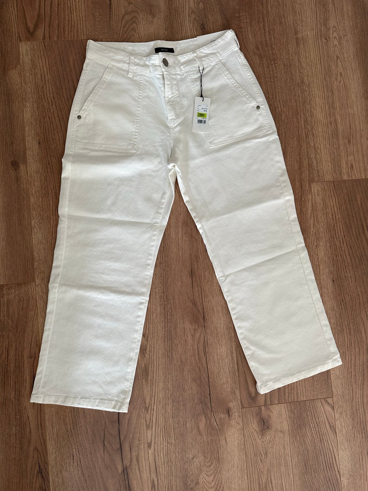 Opus Melvin Straight Jeans - Nieu, Maat 38/40 (M), Wit, Nieuw, Ophalen of Verzenden