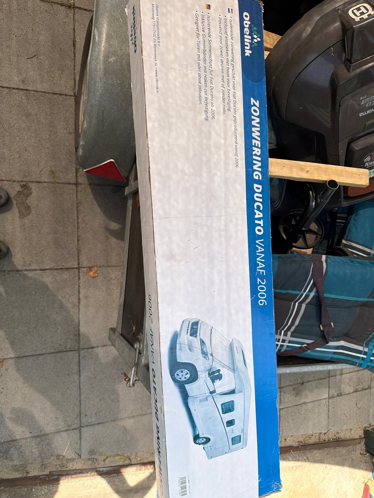Obelink Zonwering Fiat Ducato vanaf 2006 - 1x gebruikt, Ophalen of Verzenden, Zo goed als nieuw