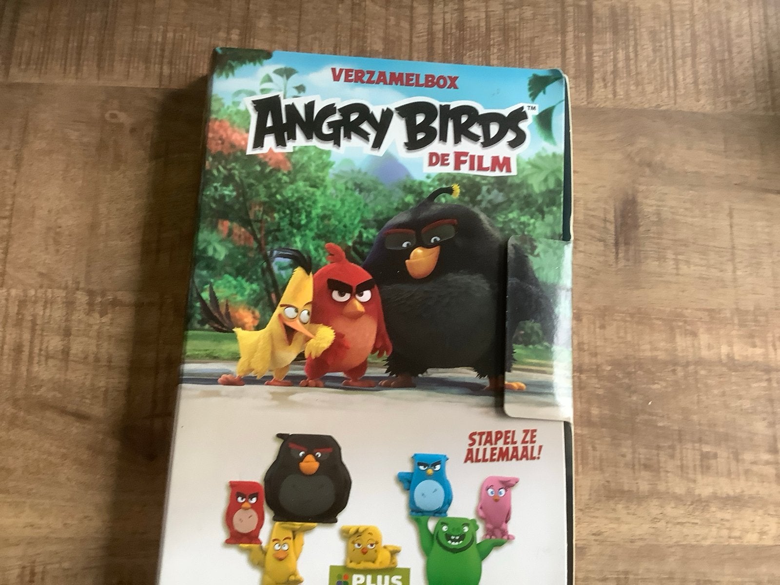 Angry Birds De Film Verzamelbox met Stapelfiguren, Ophalen of Verzenden, Zo goed als nieuw