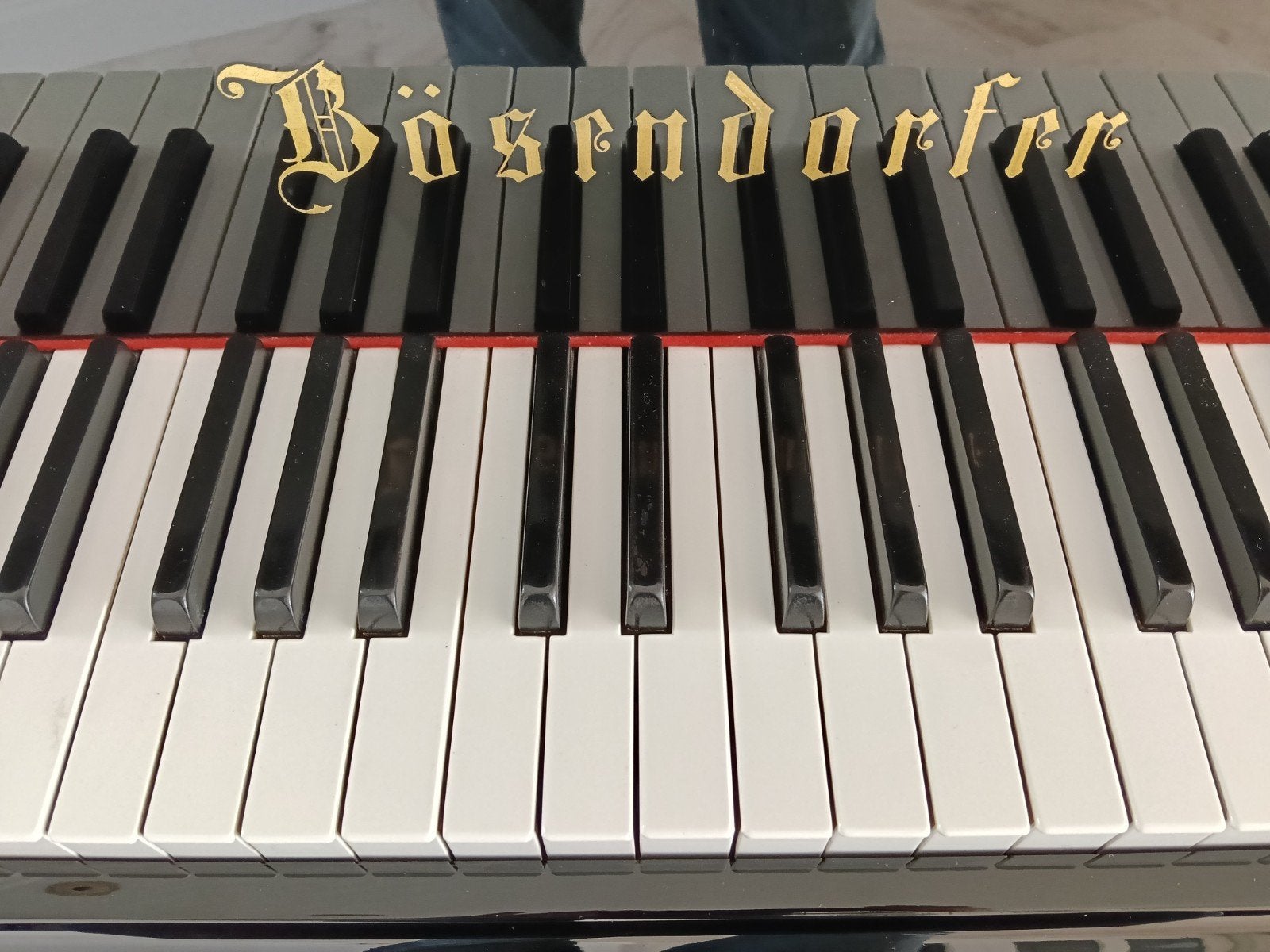 Bosendorfer 21717 te koop, zwart hoogglans 180 L, Ophalen, Gebruikt, Zwart, Hoogglans