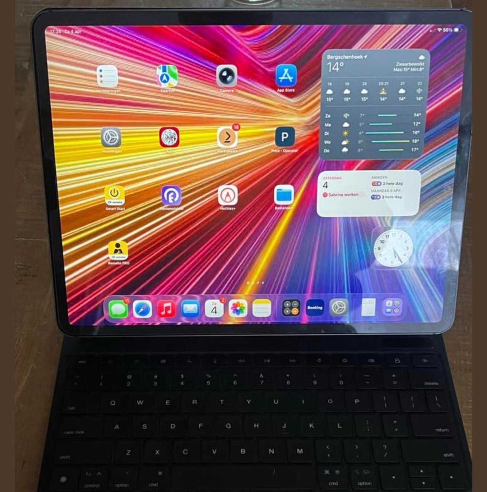 iPad Pro 12.9 inch (4e generatie), 13 inch of meer, Ophalen of Verzenden, Zo goed als nieuw, Apple iPad Pro