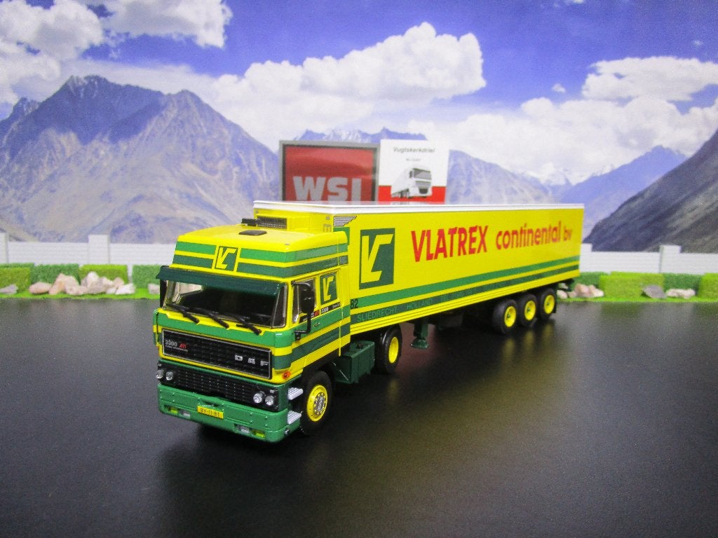 wsi 01-4393 daf 3300 space cab vlatrex continental bv, Hobby en Vrije tijd, Modelauto's | 1:50, Ophalen of Verzenden, Nieuw, Bus of Vrachtwagen