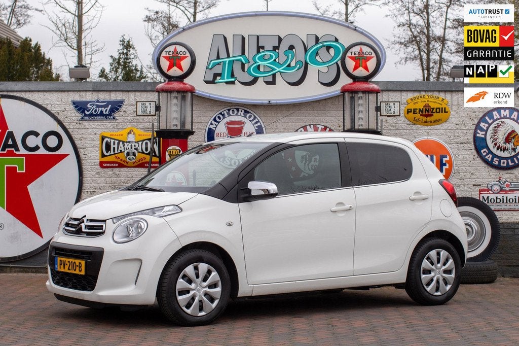 Citroen C1 1.0 e-VTi Feel 82.900 km +NAP NL-auto, Stof, Gebruikt, Euro 6, C1