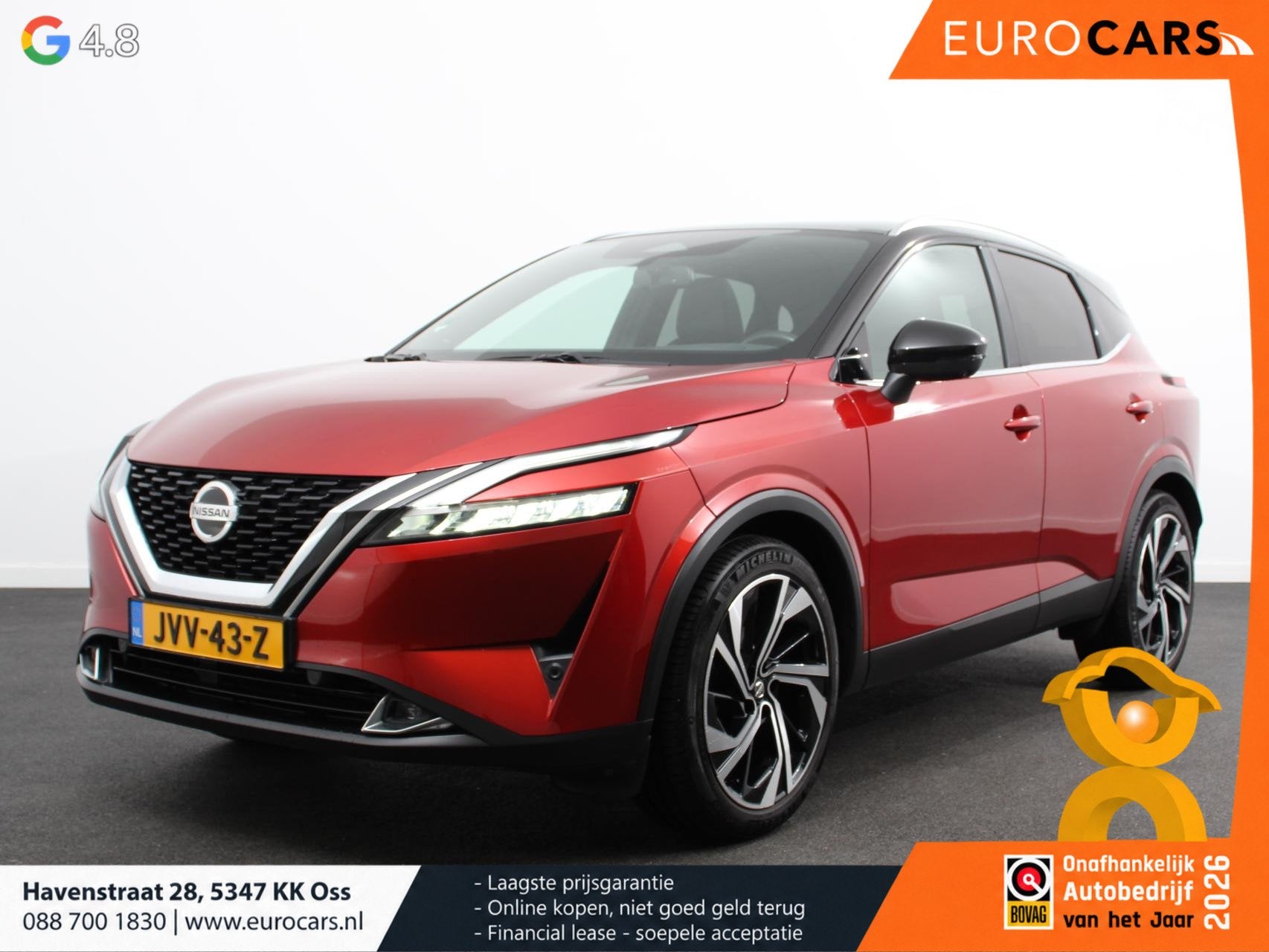Nissan Qashqai 1.3 MHEV Xtronic Tekna Plus Navigatie Climate, Nissan Nederland BV, Herikerbergweg 214
1101 CM  Amsterdam, NL, SUV of Terreinwagen