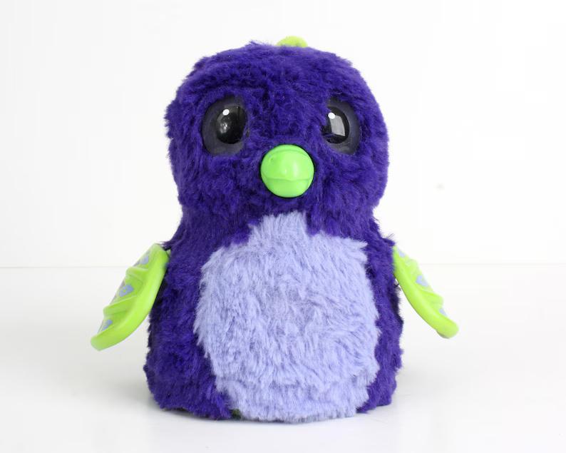 Paarse Hatchimals, electronisch speelgoed knuffel furby #2, Kinderen en Baby's, Speelgoed | Knuffels en Pluche, Zo goed als nieuw