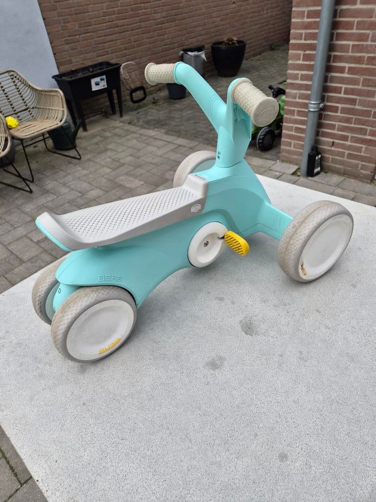 Te koop: Berg go 2 loopfiets blauw/grijs, Ophalen, Gebruikt, Loopfiets