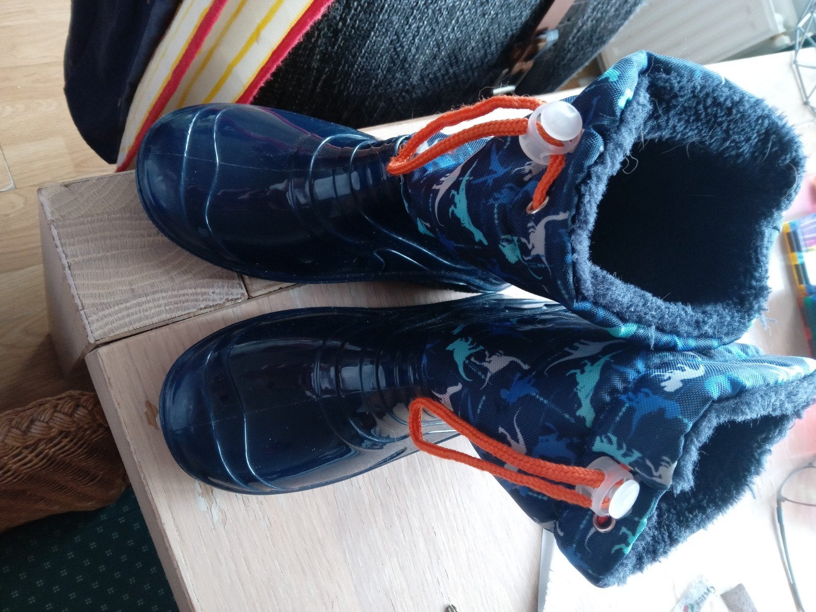 jongens snowboots maat 33 1x gedragen, Ophalen, Jongen, Laarzen, Zo goed als nieuw