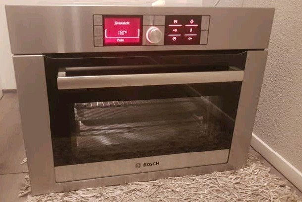 Bosch inbouw oven met pyrolyse/zelfreiniging, Witgoed en Apparatuur, Ovens, Ophalen, 45 tot 50 cm, Gebruikt, Hete lucht