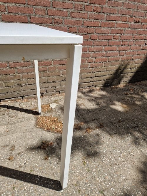 tafel ikea wit metaal, op wieltjes, Ophalen of Verzenden, 'T Olde Gre-j, Info@toldegrej.nl, Endepoelstraat 20f Didam
