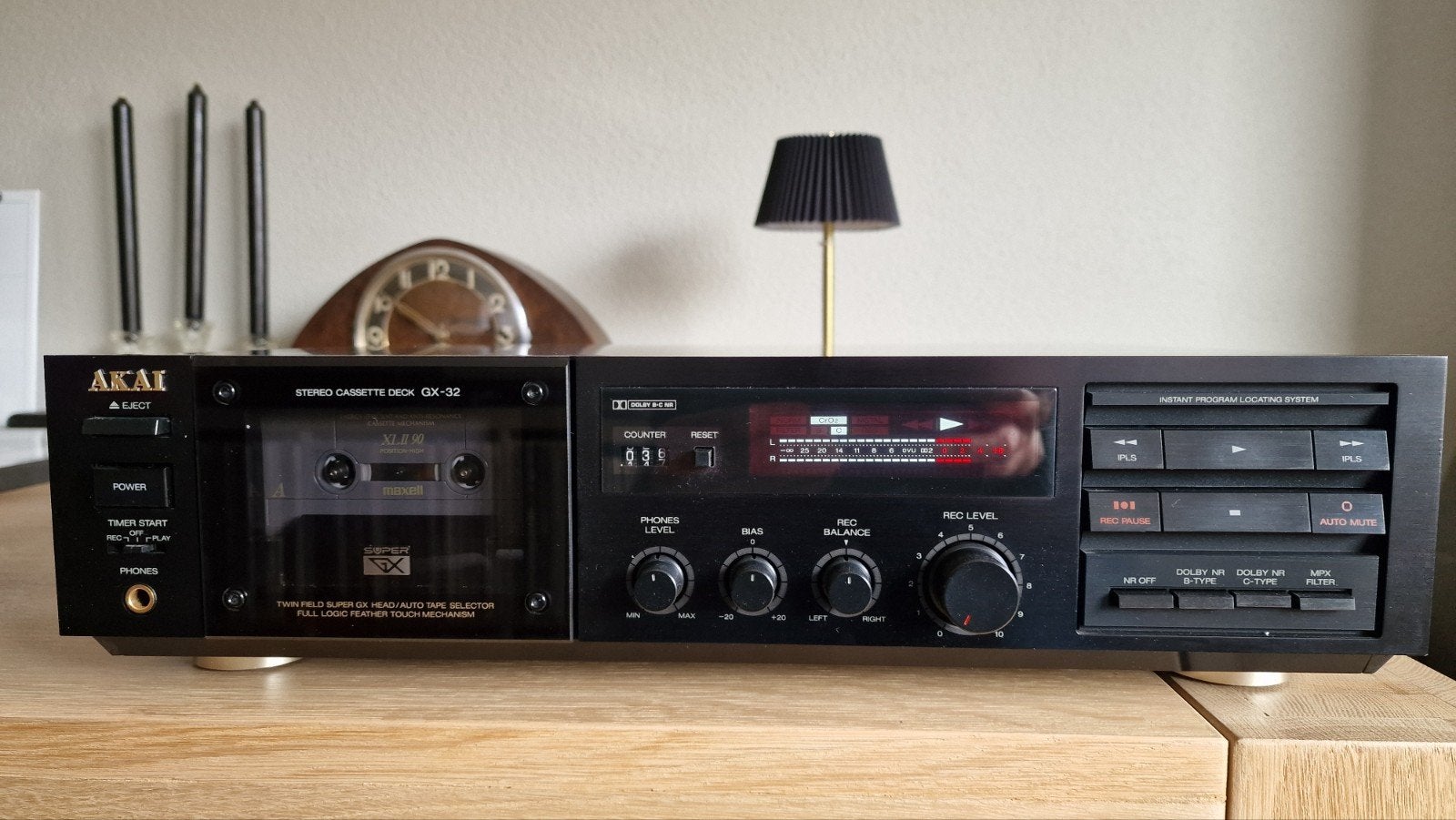 Akai GX-32. werkt goed en is netjes. nieuwe capstan rol, Ophalen, Enkel, Akai, Tiptoetsen