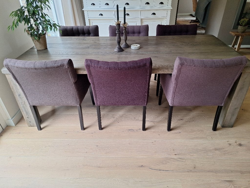 set van zes eetkamerstoelen, Ophalen, Gebruikt, Overige kleuren, Landelijk