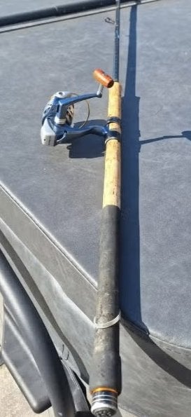 nostaligische feeder Shakespeare multi tip 1875 uit 1991, Watersport en Boten, Hengelsport | Witvissen, Ophalen, Werphengel