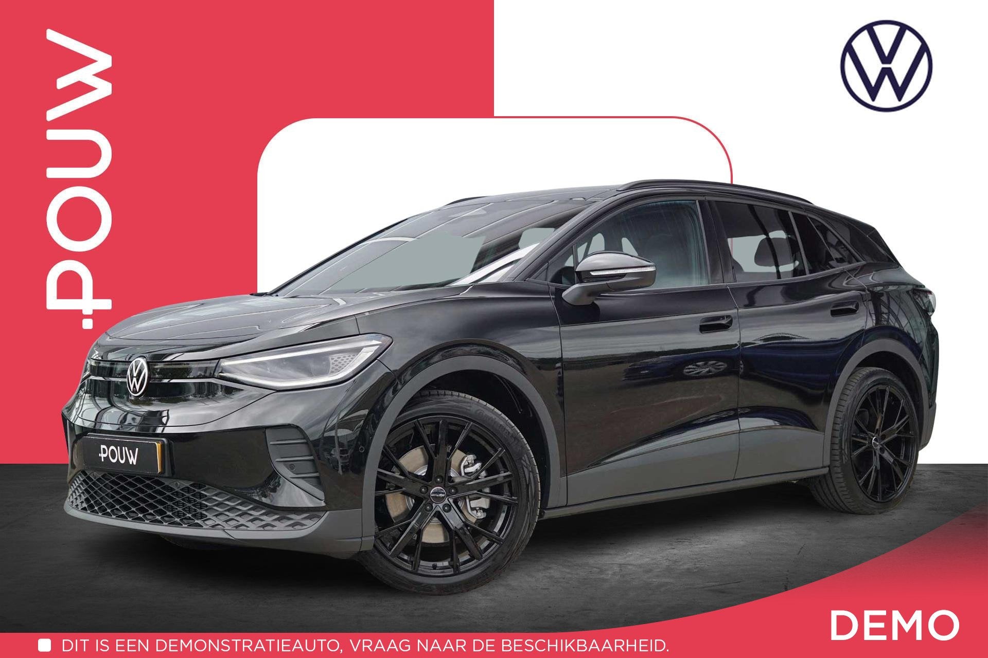 Volkswagen ID.4 286pk Limited Edition Plus 77 kWh | Panorama, Auto's, 12 maanden, Achterwielaandrijving, Zwart, 553 km