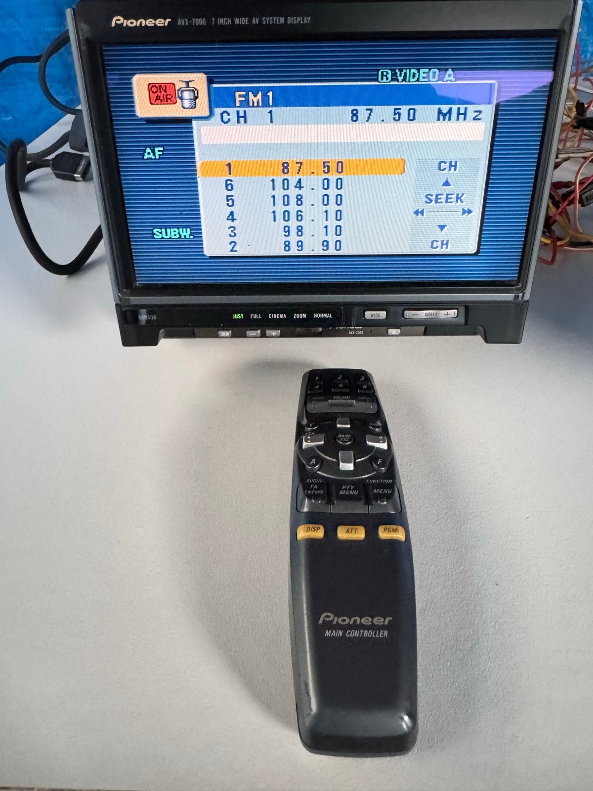 Pioneer AVM-P7000R Audio Visual Master Unit met AVIC-505, Ophalen of Verzenden, Gebruikt