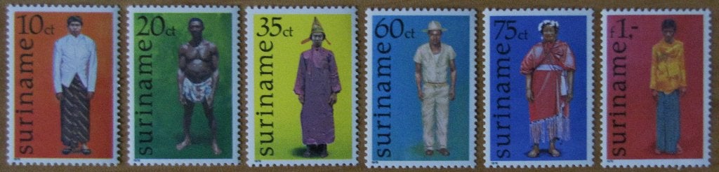Rep-Suriname 113-118 serie klederdrachten., Postzegels en Munten, Verzenden, Postfris
