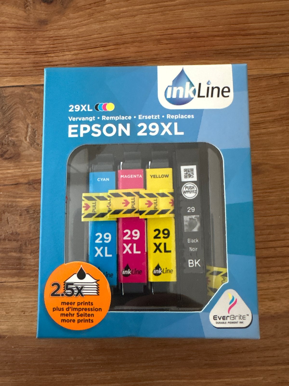 InkLine Epson 29XL Cartridges - Zwart, Cyaan, Magenta, Geel, Ophalen of Verzenden, Nieuw, Cartridge