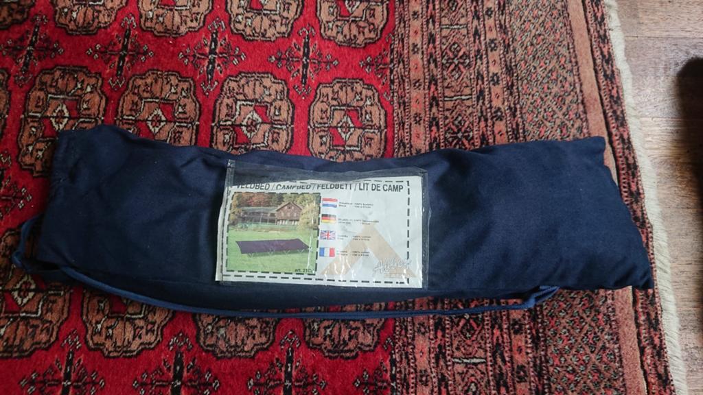 Opvouwbaar veldbed / campingbed 190x61cm, Ophalen of Verzenden, Nieuw