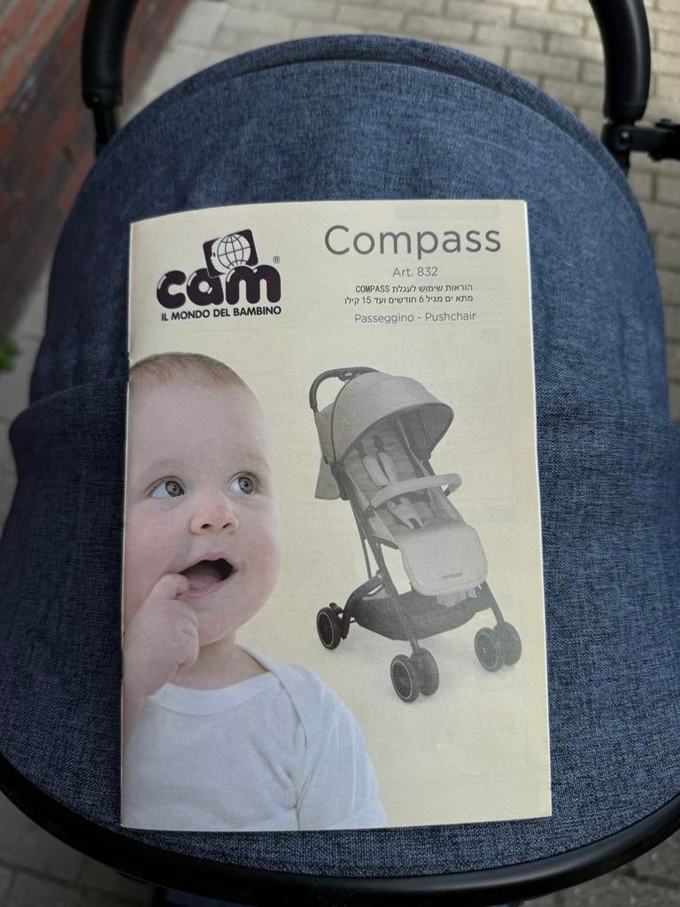 Compacte en complete Compass buggy - Zo goed als nieuw, Ophalen, Zo goed als nieuw, Overige merken, Regenhoes