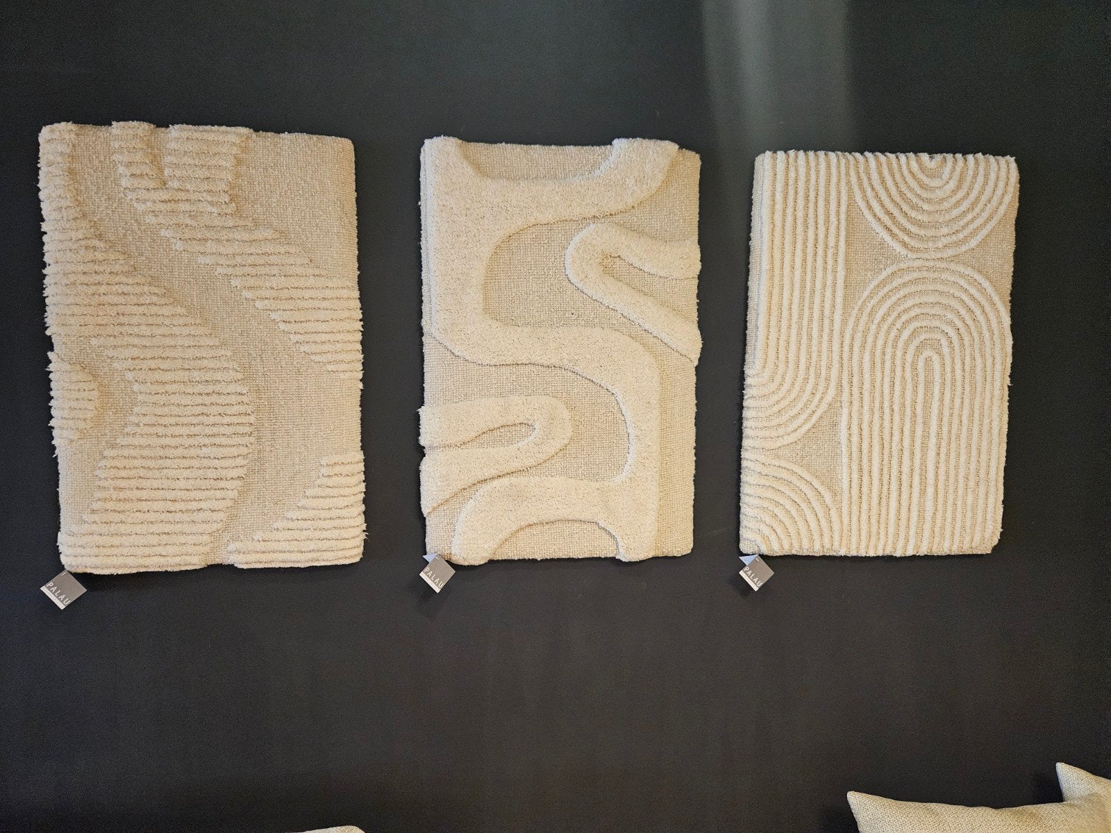 Wandpaneel wol ecru deco paneel, Verzenden, Nieuw