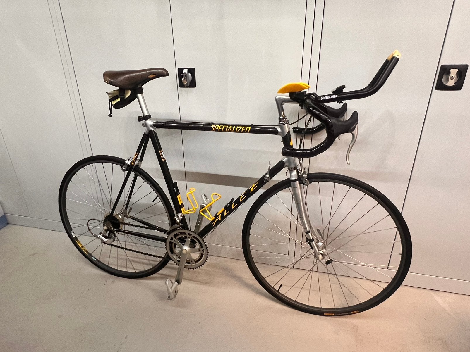 Retro Specialized Allez Epic van eind jaren ‘80 in topstaat, Carbon, 10 tot 15 versnellingen, Zo goed als nieuw, 53 tot 57 cm