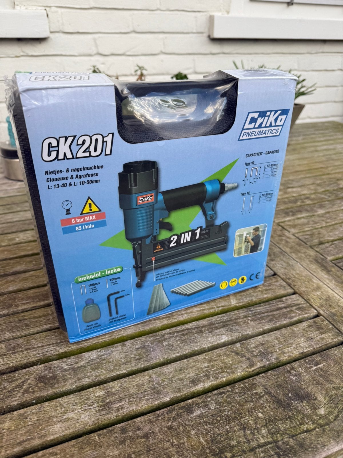 Criko ck201 combinatie tacker, Ophalen of Verzenden, Nieuw, Tacker/nietmachine