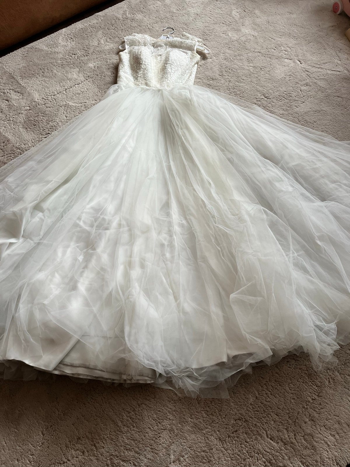 Elegante Trouwjurk Maat 36 - Zo goed als nieuw, Kleding | Dames, Trouwkleding en Trouwaccessoires, Ophalen, Zo goed als nieuw