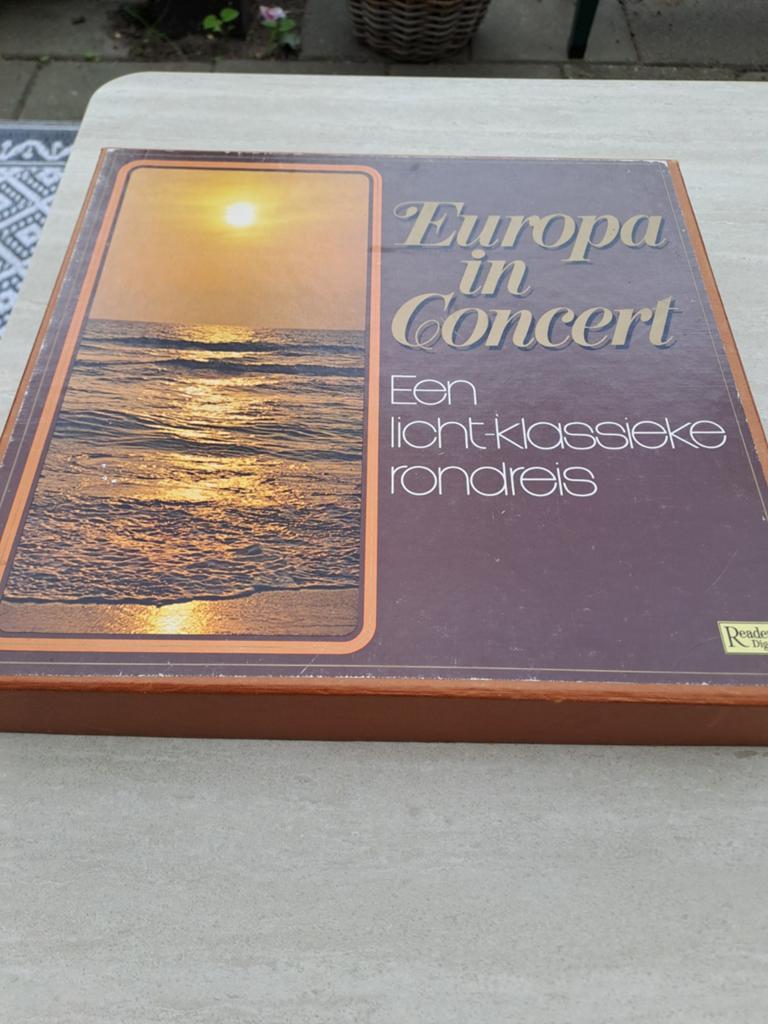 Europa in concert 10 lp box., Cd's en Dvd's, Vinyl | Klassiek, Gebruikt, Boxset, Modernisme tot heden, Orkest of Ballet, 12 inch