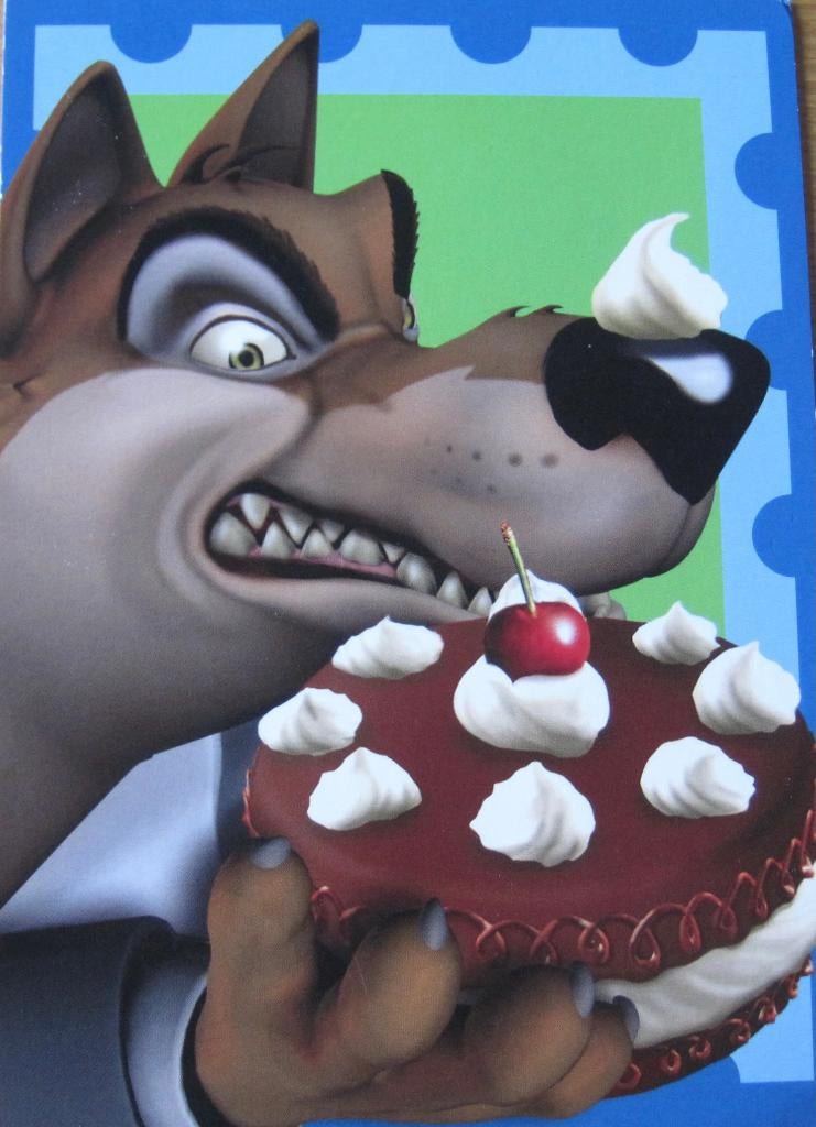 voor het kind - sprookjes uit de Efteling - grote boze wolf, Verzamelen, Ansichtkaarten | Themakaarten, Verzenden, 1980 tot heden