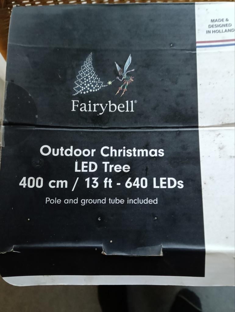 Fairybell 4 meter hoog 640 leds goed lezen, Diversen, Kerst, Ophalen, Gebruikt