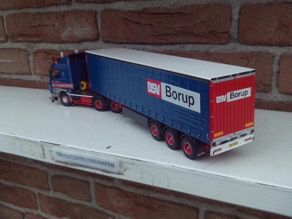 Tekno  Scania  143  van  Knud  Nielsen., Hobby en Vrije tijd, Modelauto's | 1:50, Ophalen of Verzenden, Nieuw, Bus of Vrachtwagen