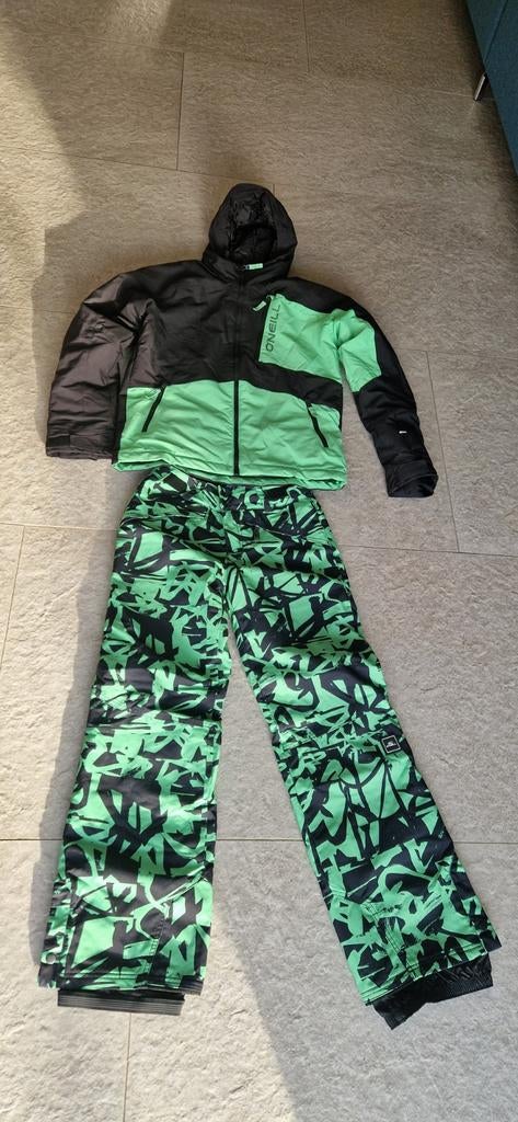 Stoer jongens O'Neill Skipak maat 164-176. 1 week gedragen., Ophalen of Verzenden, Zo goed als nieuw, Skiën, Kleding