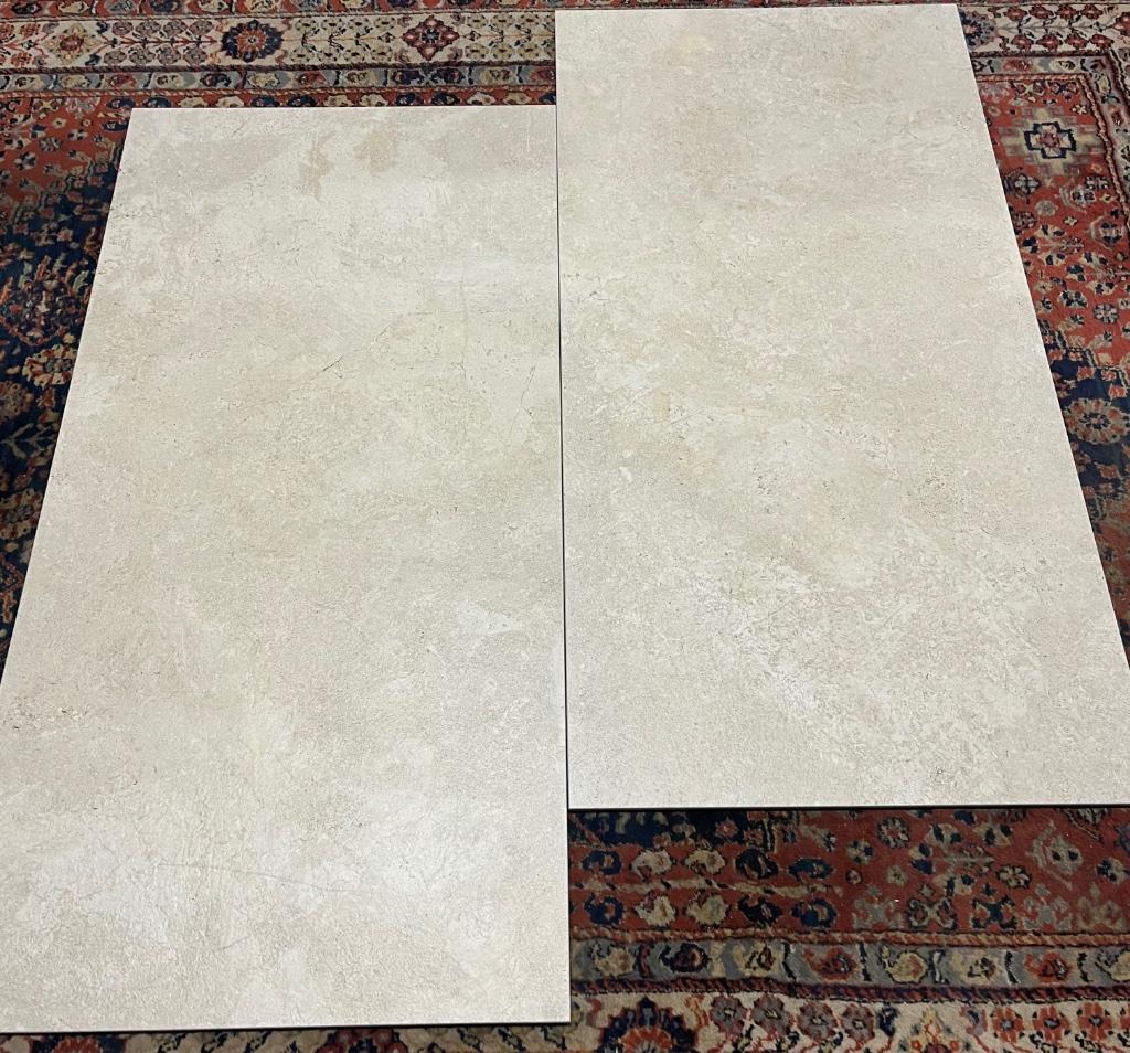 Vloertegel Asteroidi beige 60x120 cm 1ste keus E 39,95 m2, Doe-het-zelf en Verbouw, Tegels, Nieuw, Vloertegels, Keramiek, 60 cm of meer