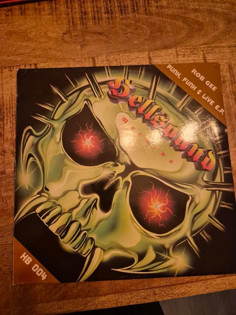 Rob Gee - Punk, Funk & Live E.P. - Hellsound Records, Ophalen of Verzenden, Gebruikt, 12 inch, Techno of Trance